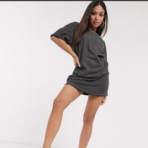 Oversized tee shirt dress